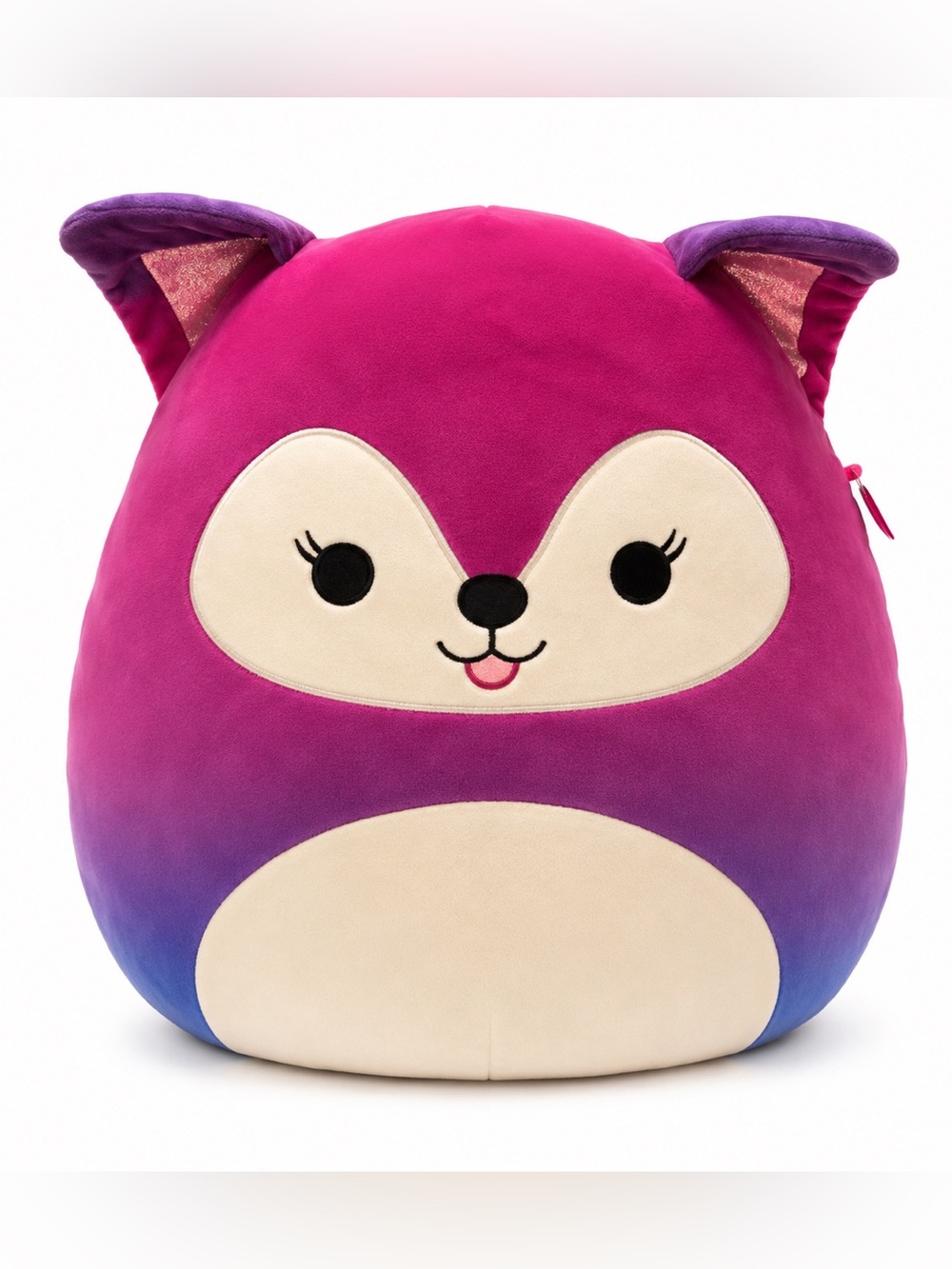 Squishmallows Syana the Fox Plush Stuffed Animal Pink Purple 16" Large Soft Toy
